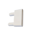 Markenlos Rolladen Weiß Gleiter 35x14 mm für PVC-Anschlagprofil