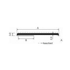 MK Menke Fenster MK Flachleiste 50 x 3/2mm Selbstklebend
