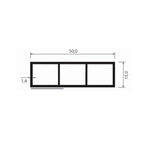 MK Menke Fenster MK Kammerprofil 15/50mm Selbstklebend 078282