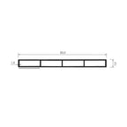MK Menke Fenster MK Kammerprofil 7/80mm Selbstklebend