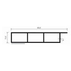 MK Menke Fenster MK Verkleidungsprofil 80/15mm Selbstklebend 078284