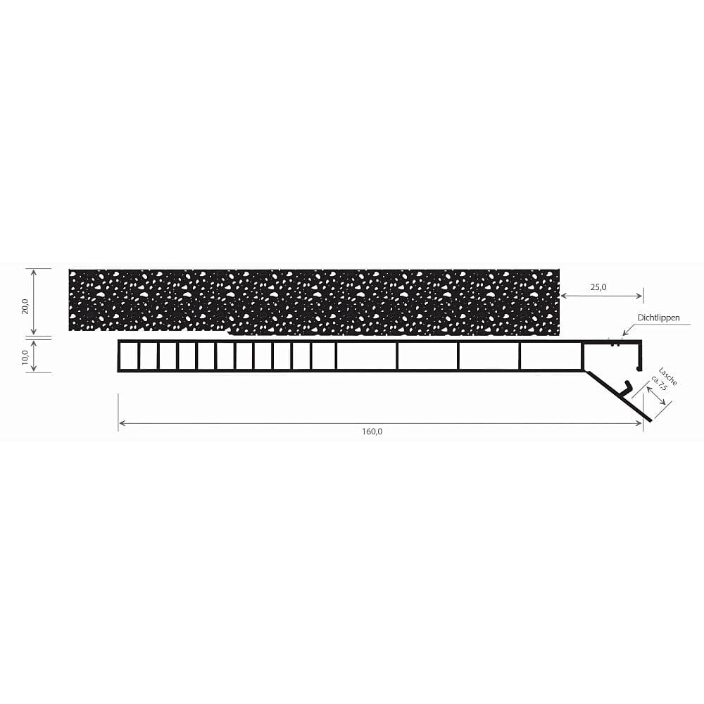 MK Menke Rolladen MK PVC Revisionsklappe mit Dämmung für PVC Rolladen 160mm