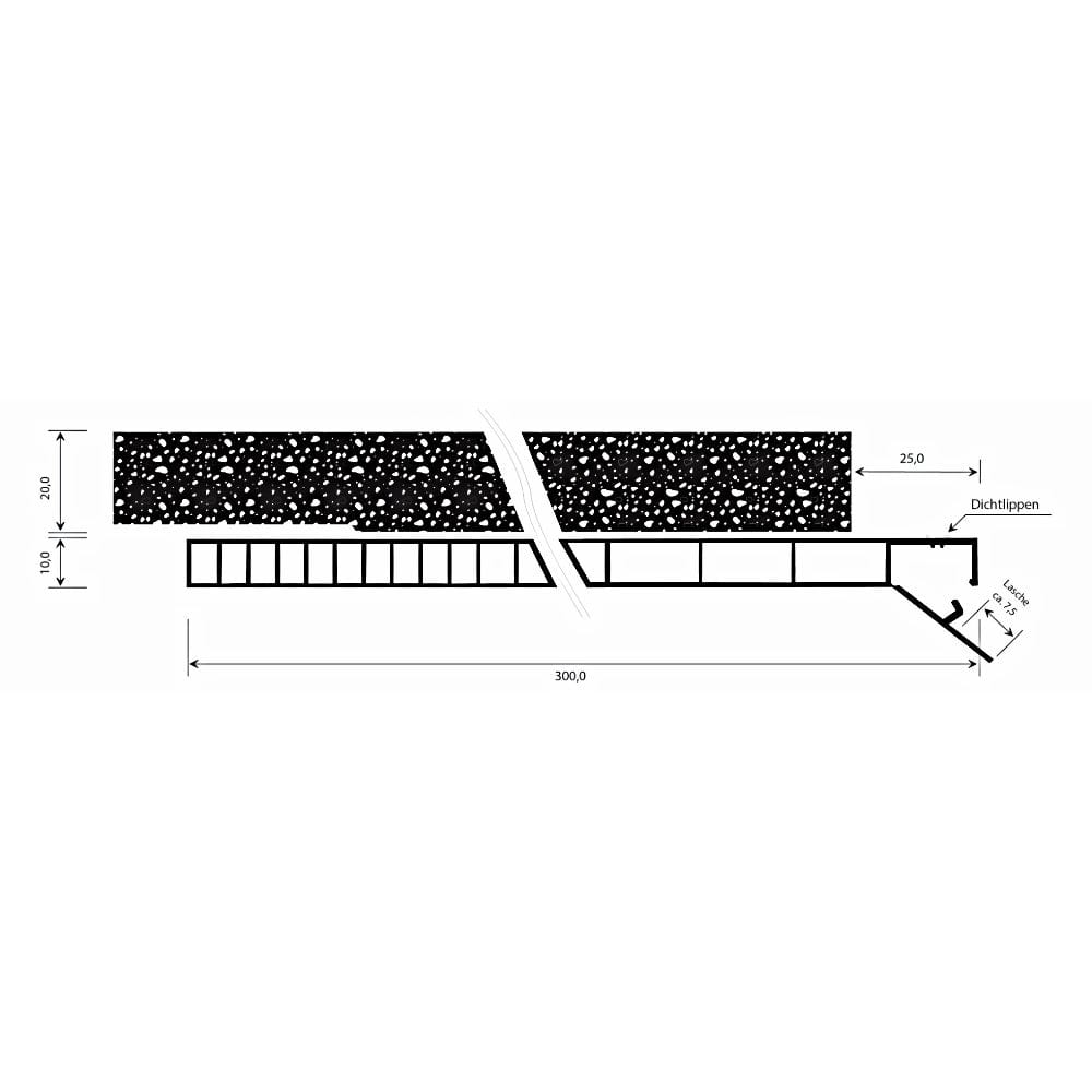 MK Menke Rolladen MK PVC Revisionsklappe mit Dämmung für PVC Rolladen 300mm