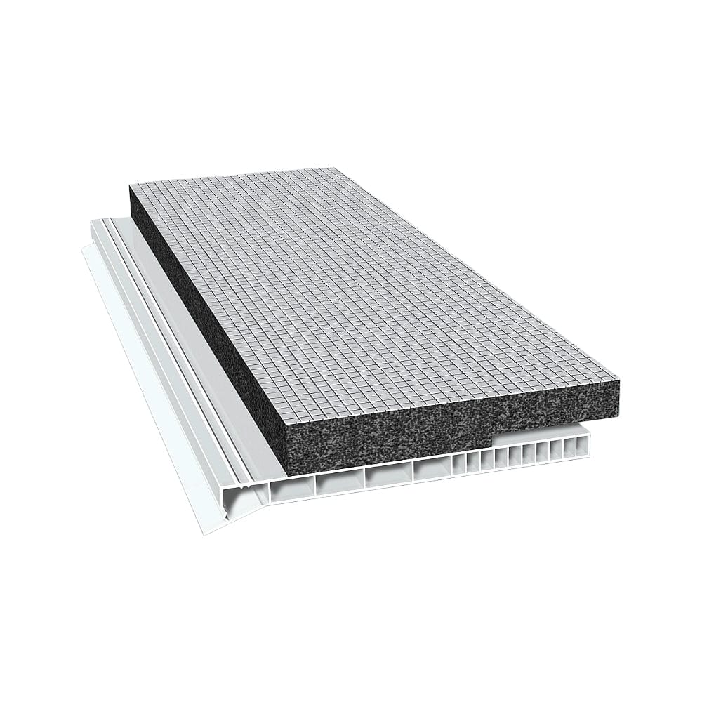 MK PVC Revisionsklappe mit Dämmung für PVC Rolladen 140mm