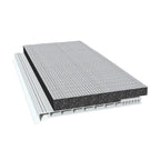 MK Menke Rolladen Weiss / 50cm MK PVC Revisionsklappe mit Dämmung für PVC Rolladen 180mm