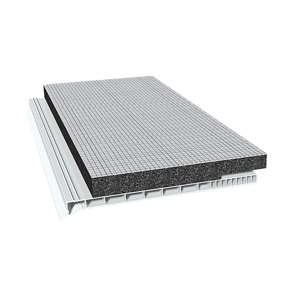 MK Menke Rolladen Weiss / 50cm MK PVC Revisionsklappe mit Dämmung für PVC Rolladen 195mm