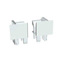 MK Menke Rolladen Weiss MK Einlauftrichter 932/5 für PVC Führungsschiene