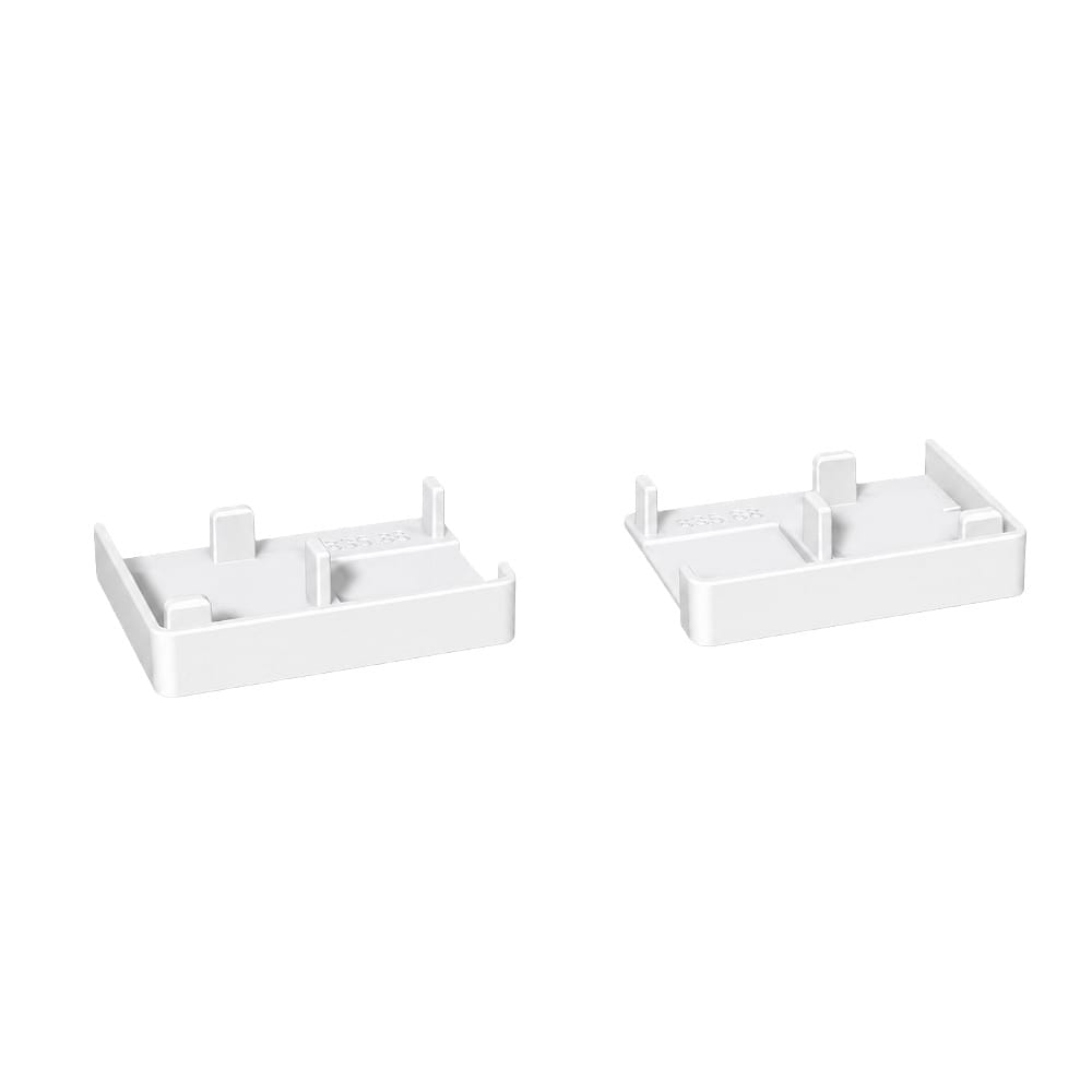 MK Menke Rolladen Weiss MK Endkappe 996 für PVC Führungsschiene