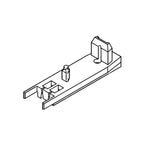 Portos Plissee Portos Plissee Blende des Endprofils Unten MSD-030