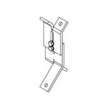 Portos Raffstore Schwarz Portos Raffstore Halterung der Eck-Führungsschiene 70-80 mm