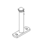 Portos Raffstore Schwarz Portos Raffstore Teleskophalterung der Führungsschiene 106-170 mm F-UPT-106-170