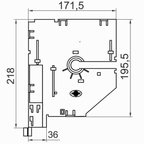 Portos Rolladen Portos Kasten Teilung 220 NPP-120
