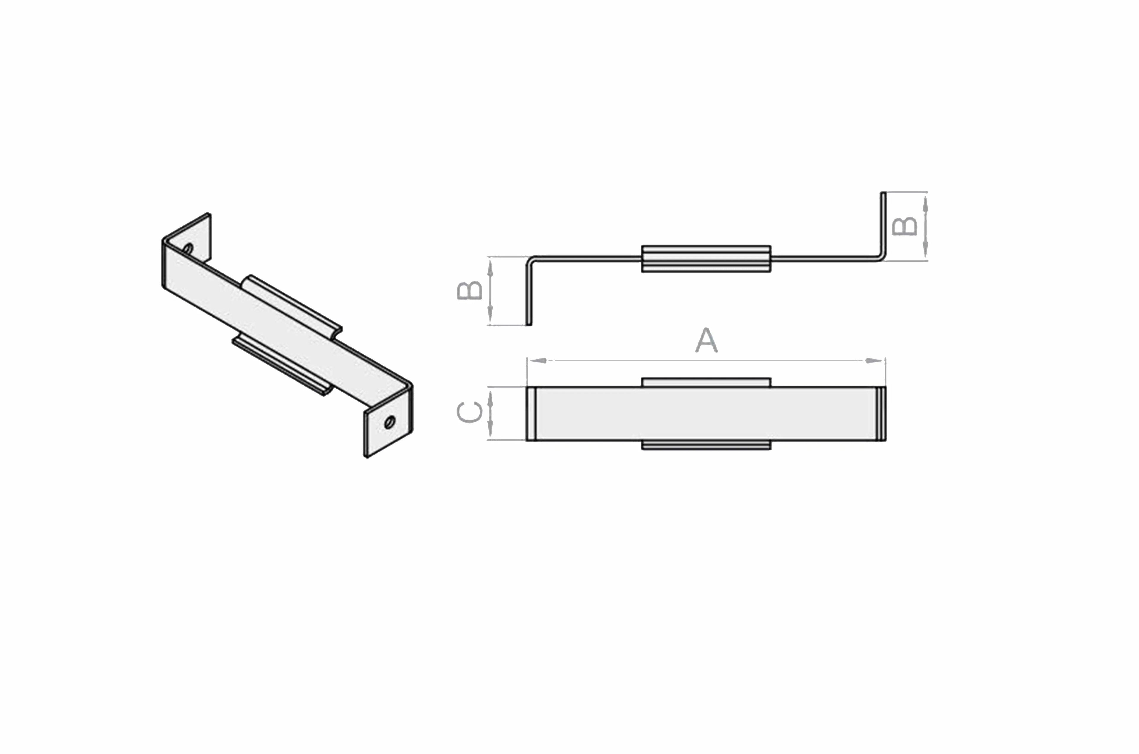 Portos Rolladen Portos Montagehalter System IT2000 UMIT 205-20 mm