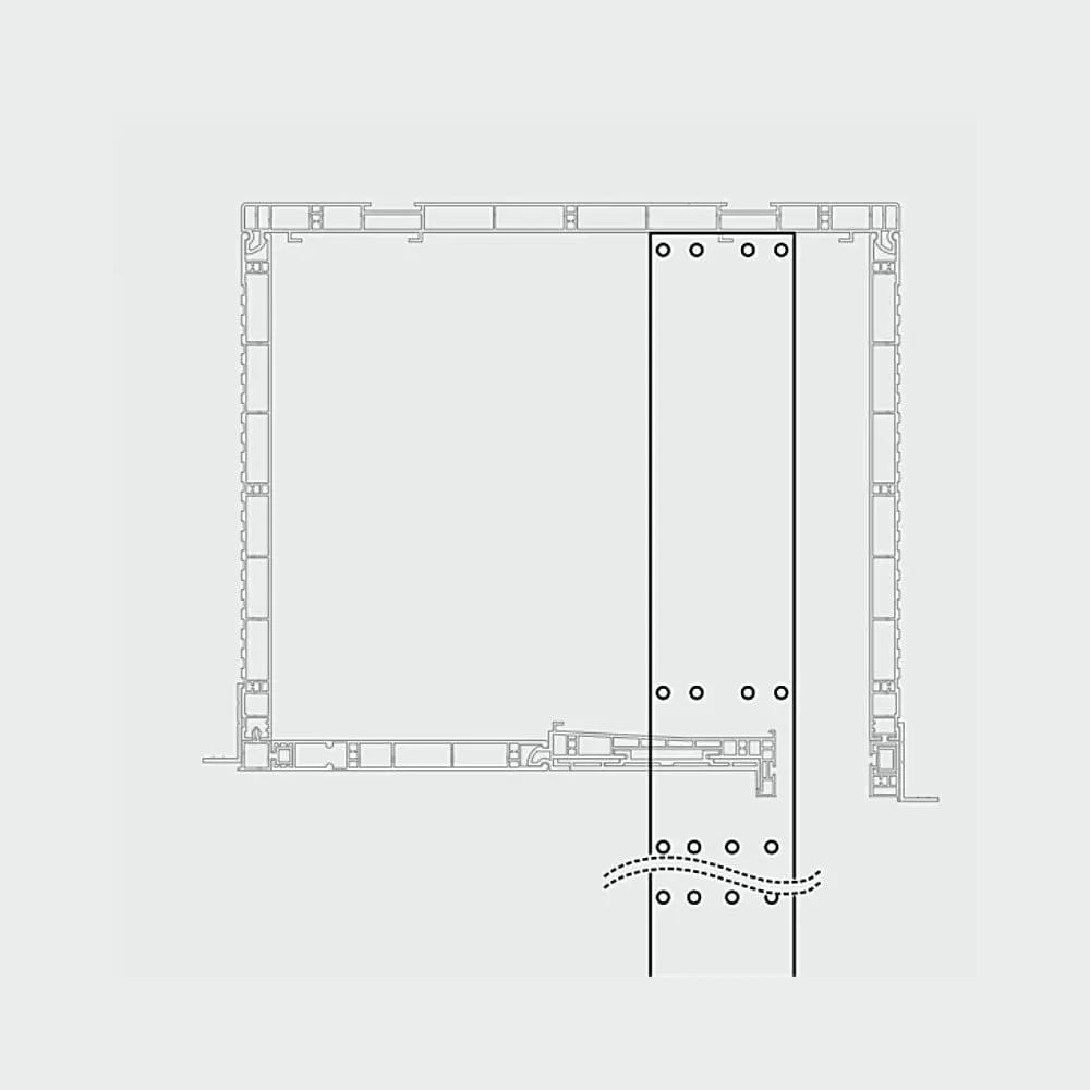 Portos Rolladen Portos Rolladenkasten Seitenhalterung 215mm RKZ66