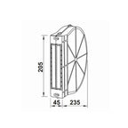 Portos Rolladen Portos Unterputz Gurtwickler 22mm Gurt 12m Aufnahme mit Mauerkasten