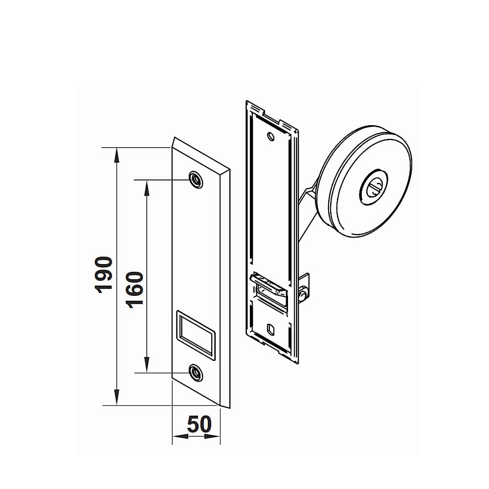 Portos Rolladen Portos Unterputz Gurtwickler 22mm Gurt 6m Aufnahme mit Mauerkasten