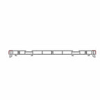 Portos Rolladen Weiss / 40cm Portos Oberes Kastenprofil NPS-030