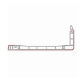 Portos Rolladen Weiss / 40cm Portos Revisionsklappe RK50