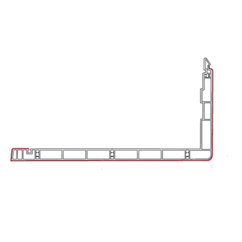 Portos Rolladen Weiss / 40cm Portos Revisionsklappe RK60