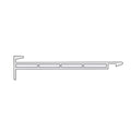 Portos Rolladen Weiß (ähnlich RAL9016) / 100cm Portos PVC Adapterprofil für Fensterprofile RN1