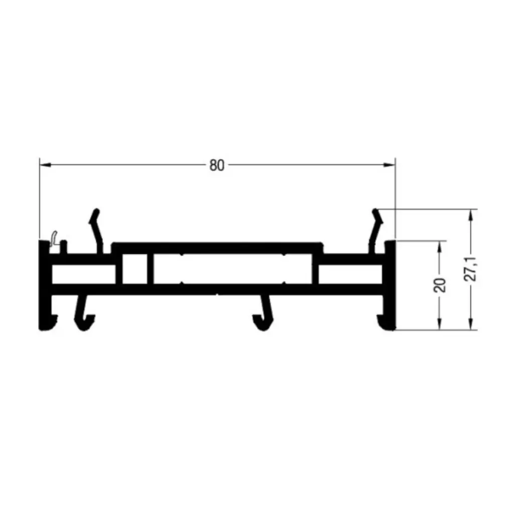 Rehau Fenster Rehau Blendrahmen Verbreiterung 20/80 538025