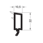 Rehau Fenster Rehau PVC Glasleiste 538510