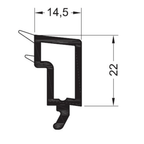 Rehau Fenster Rehau PVC Glasleiste 538514