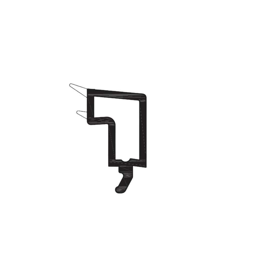 Rehau Fenster Rehau PVC Glasleiste 538516