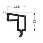 Rehau Fenster Rehau PVC Glasleiste 538522