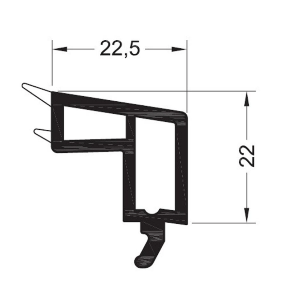 Rehau Fenster Rehau PVC Glasleiste 538522