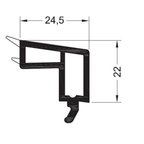 Rehau Fenster Rehau PVC Glasleiste 538524