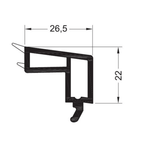 Rehau Fenster Rehau PVC Glasleiste 538526