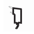 Rehau Fenster Weiß / 40cm / Grau Rehau PVC Glasleiste 538512