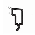 Rehau Fenster Weiß / 40cm / Grau Rehau PVC Glasleiste 538514
