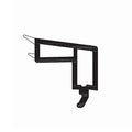 Rehau Fenster Weiß / 40cm / Grau Rehau PVC Glasleiste 538526