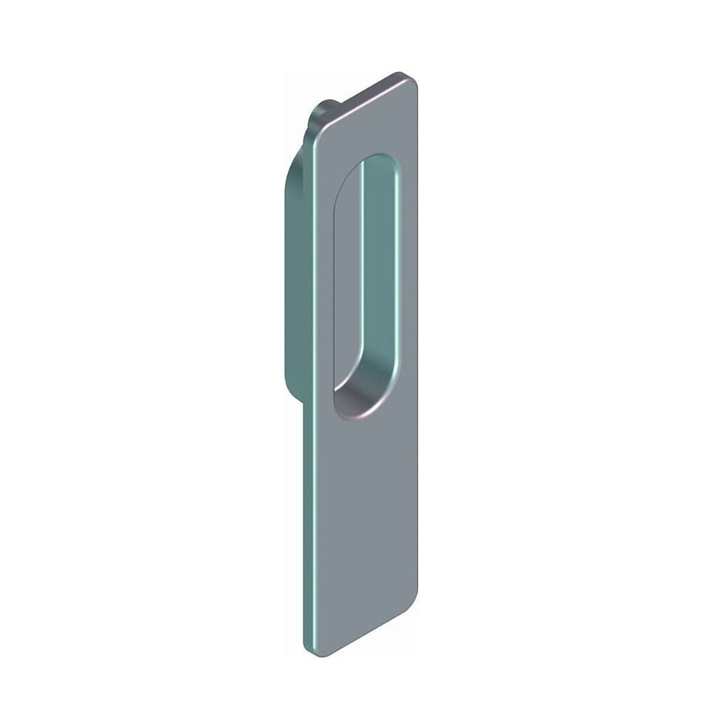 Roto Fenster Roto Patio Lift Griffmuschel Eckig Bautiefe 11mm Schwarz Matt 635155