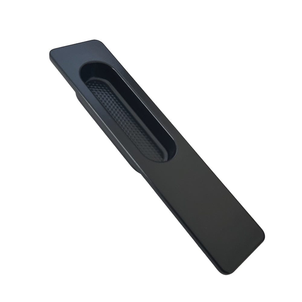 Roto Fenster Roto Patio Lift Griffmuschel Eckig Bautiefe 11mm Schwarz Matt 635155
