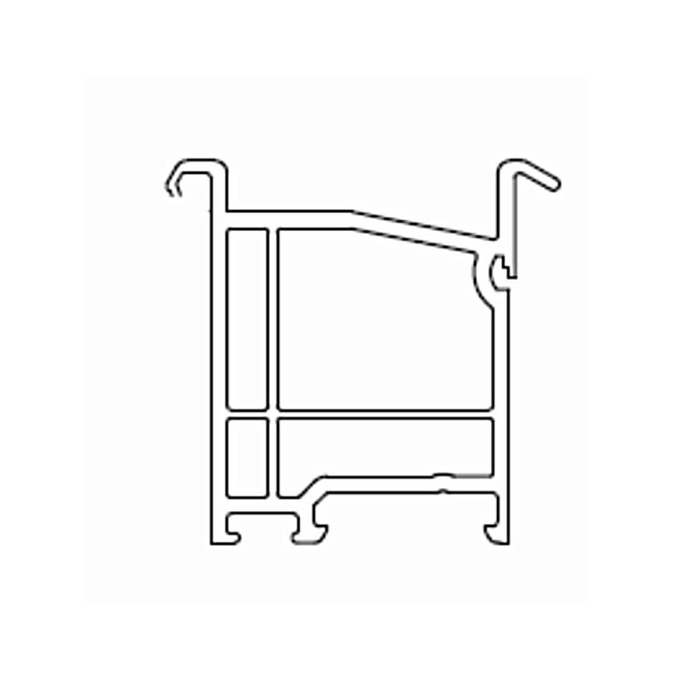 Salamander Fenster 100cm Salamander Fensterbankanschlussprofil Sohlbankprofil 36/40 NP0400