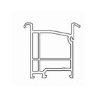 Salamander Fenster 100cm Salamander Fensterbankanschlussprofil Sohlbankprofil 36/40 NP0400