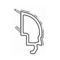 Salamander Fenster Weiss / 40cm / Grau Salamander Kunststoff Glasleiste 413105