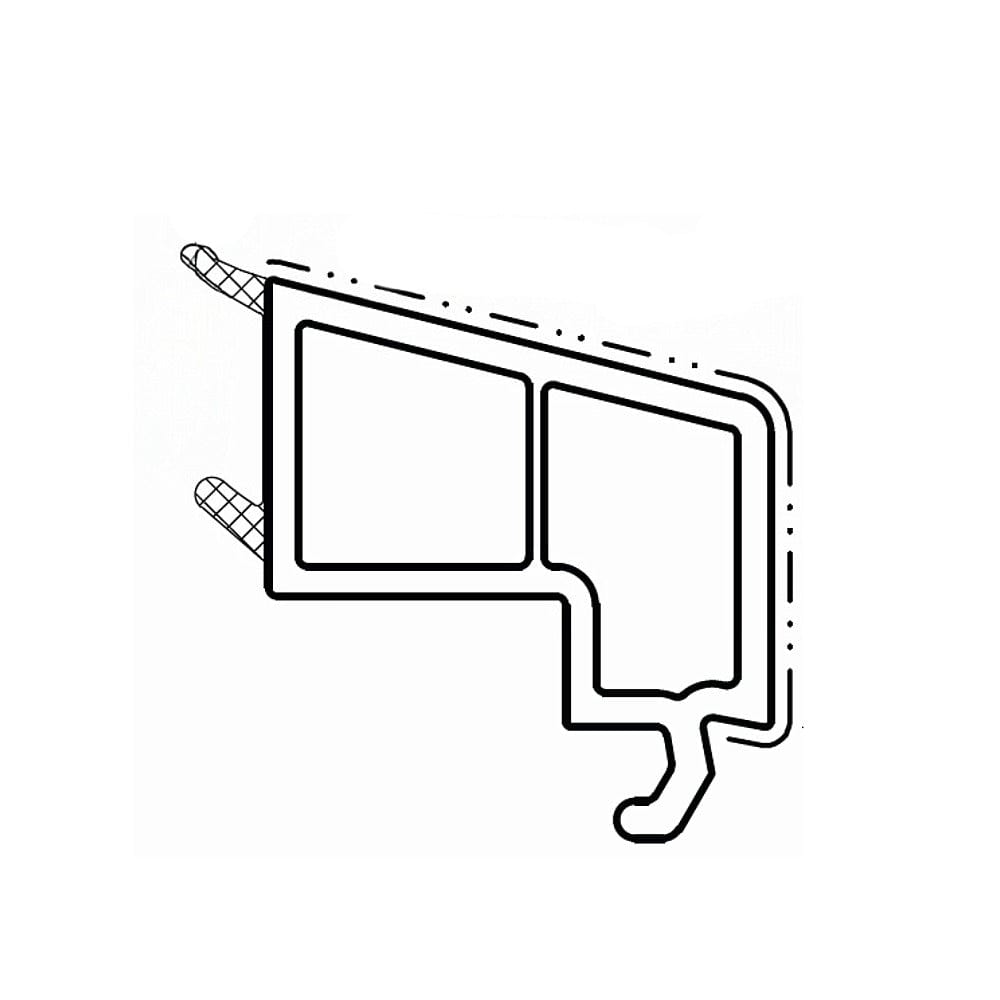 Salamander Fenster Weiss (ähnlich RAL9016) / 40cm Salamander Kunststoff Glasleiste 413311