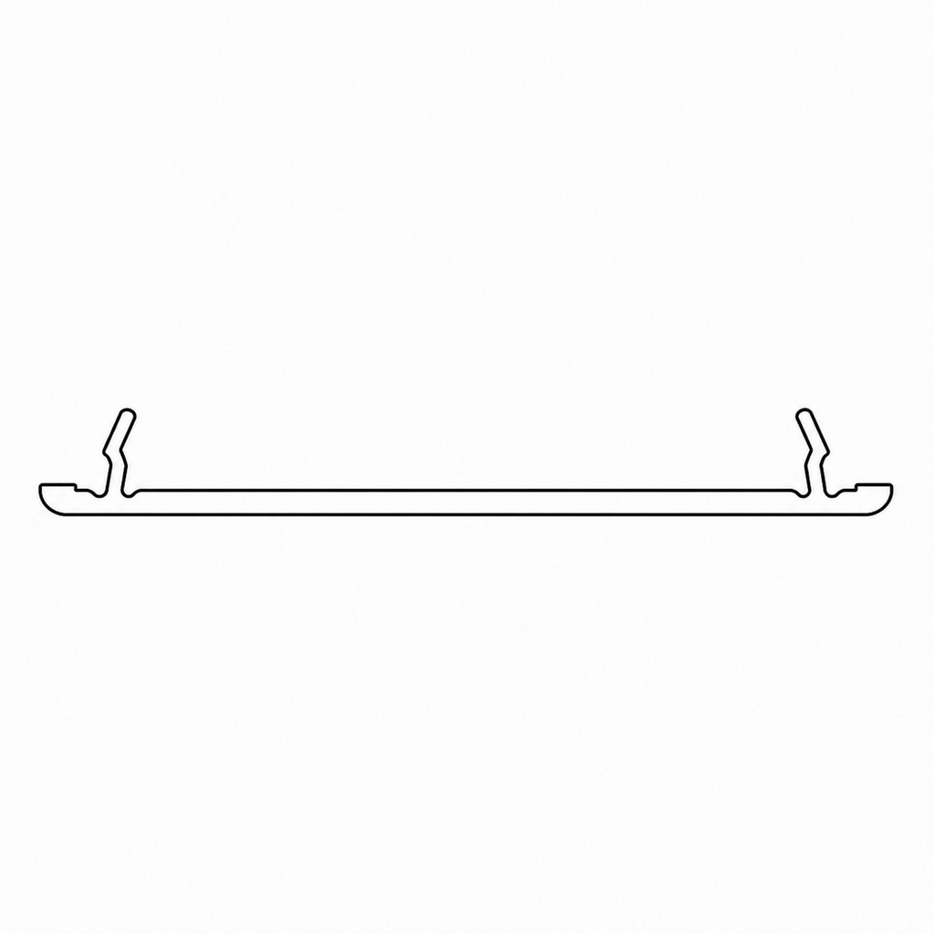 Schüco Fenster Weiss / 100cm Schüco CT 70 Verkleidungsprofil 18823