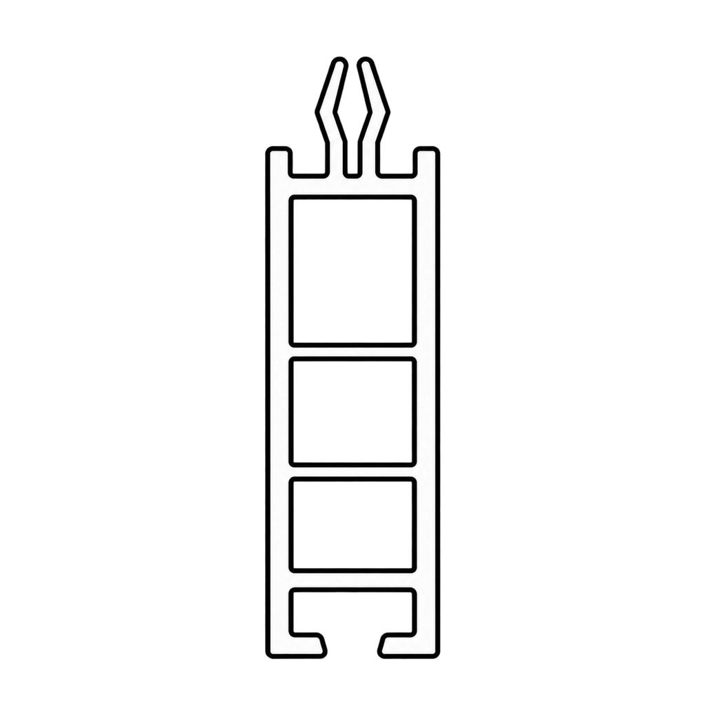 Schüco Fenster Weiss (ähnlich RAL9016) / 100cm Schüco Sohlbankprofil 12,5/35 18759