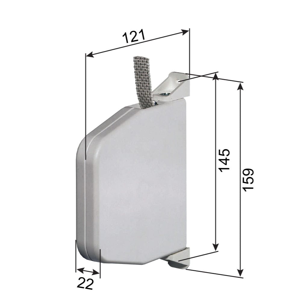 Selve Rolladen Selve Mini Gurtwickler bis 14mm Braun 084841