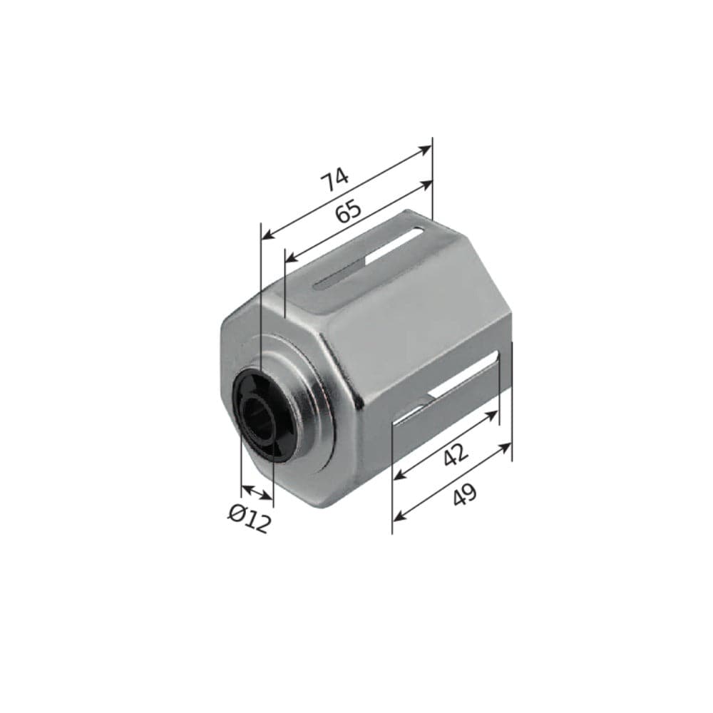 Selve Rolladen Selve Walzenkapsel SW60 aus Metall zum Überstülpen mit Gleitlager 253061