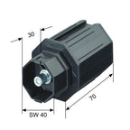 Selve Rolladen Selve Walzenkapsel SW60 Stift innen 254601