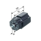 Selve Rolladen Selve Walzenkapsel SW70 Stift aussen 254000
