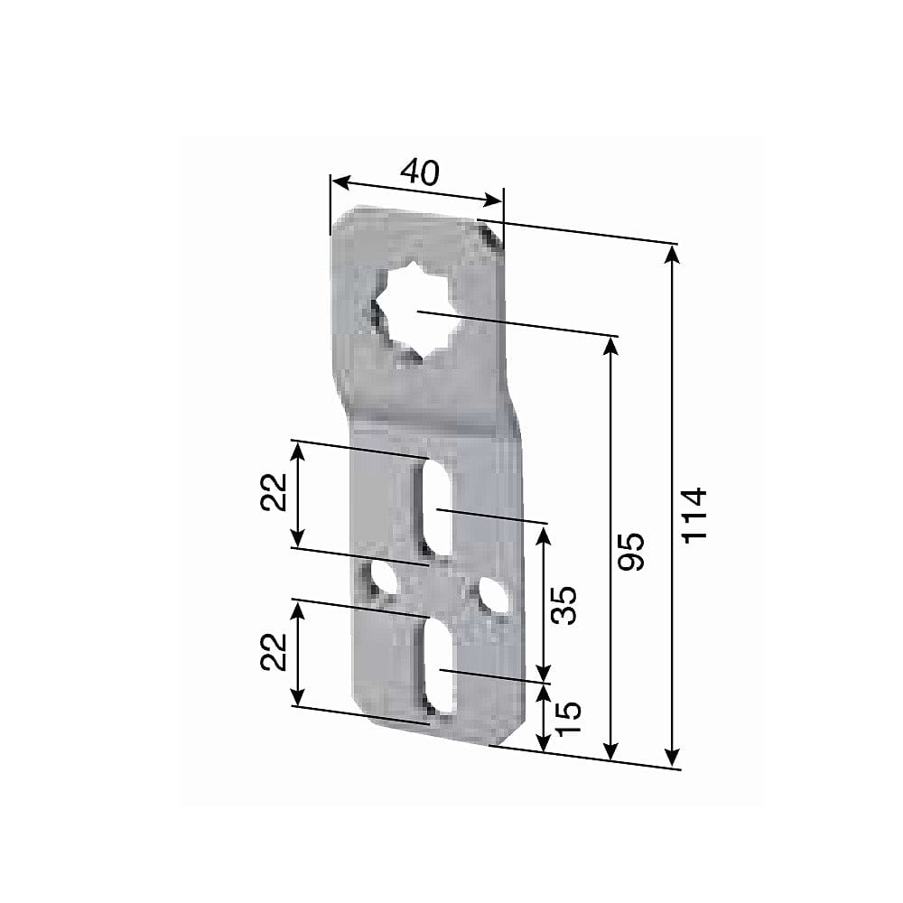 Selve Rollladen Selve Motorloager Vierkant 16mm für BR3 und NHK Antriebe 281902