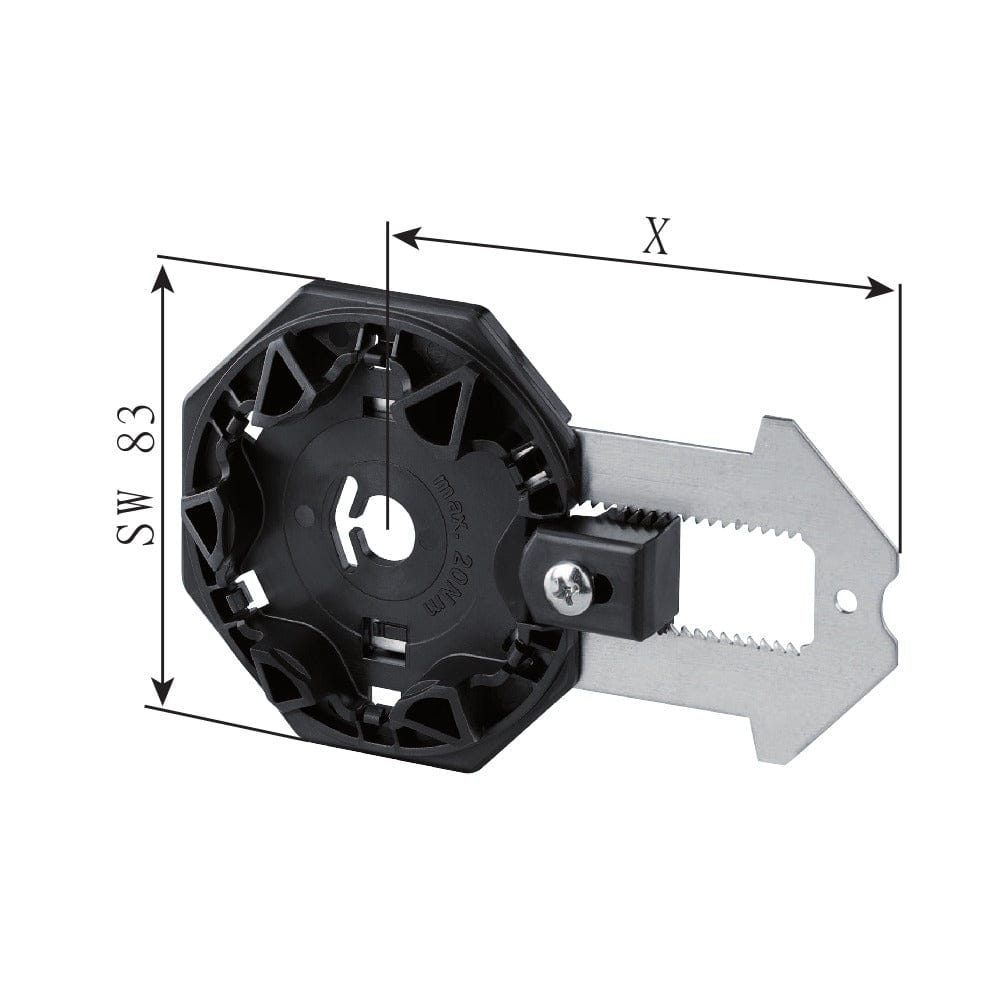 Selve Rollladen Selve Spannlager für Kopfkontur 110-165 mm 280193