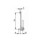 Siegenia Fenster Siegenia Ecklager D6X3/8 TS K100 TBEL6140-104061
